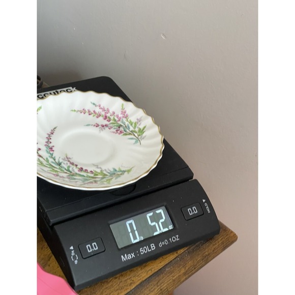 Royal Doulton Bell Heather Saucer Plate Bone China Floral Vintage S2 - Picture 6 of 6